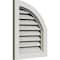 Ekena Millwork Quarter Round Top Right Western Red Cedar Gable Vent w/Brick Mould Face Frame, 06"W x 20"H GVWQR06X2000RFPWR - alternate 4